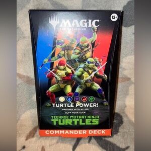 Magic The Gathering TMNT Commander Deck NWT